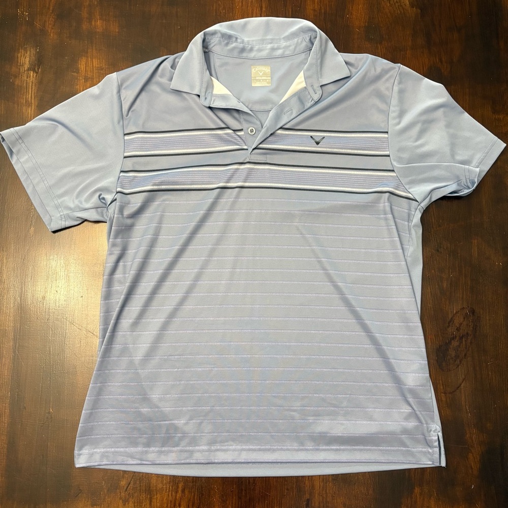 Callaway light blue polo size large